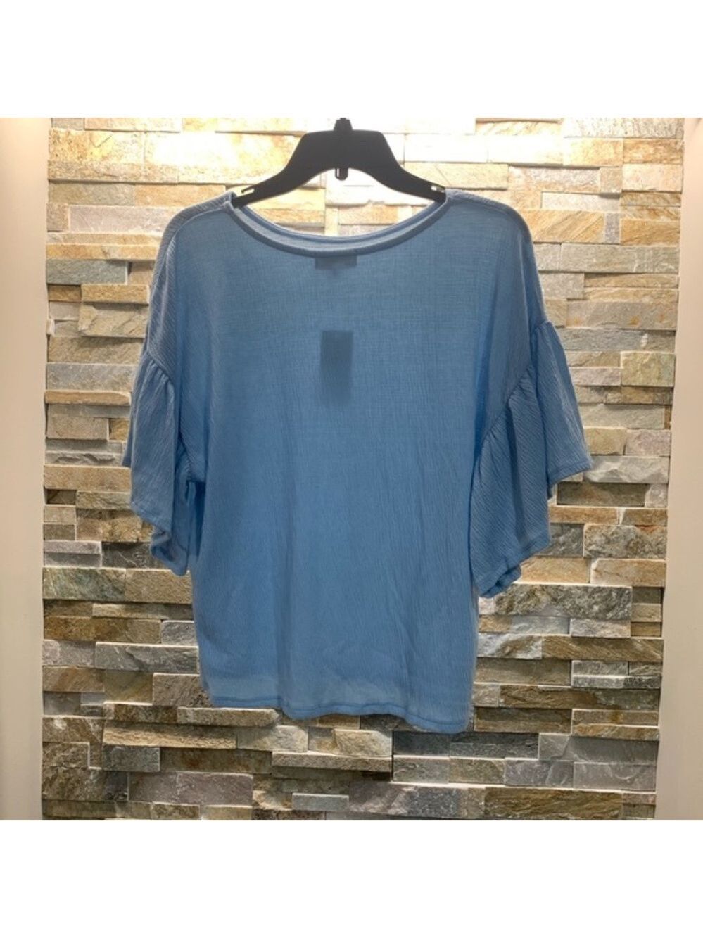 Ten Sixty Sherman Ruffle Sleeve Tee - Picture 4 of 6